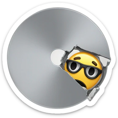 broken iphone 15 ''pro with reinforced titanium'' sticker