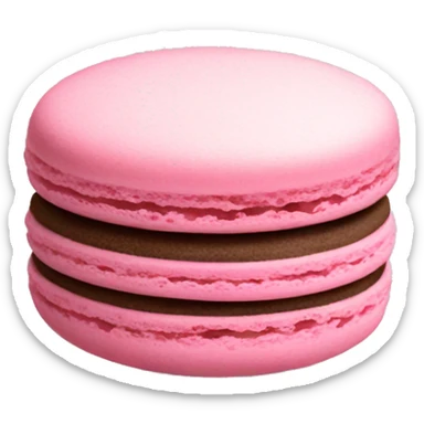 Pink macaron  sticker