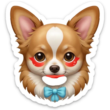 Papillon Chihuahua  sticker