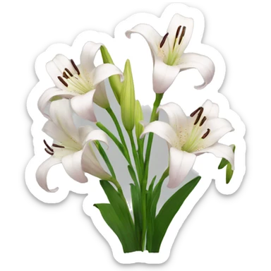 Lily flowers  sticker