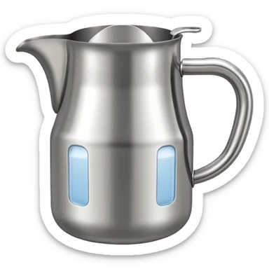 inox Milk pitcher

 sticker