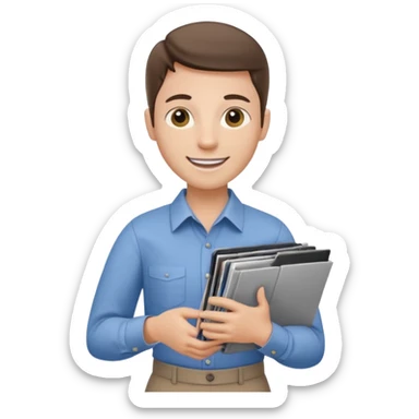 Testemunha de jeová com revista com carrinho de revistas sticker