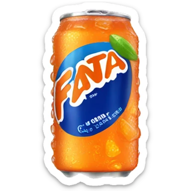 fanta drink sticker