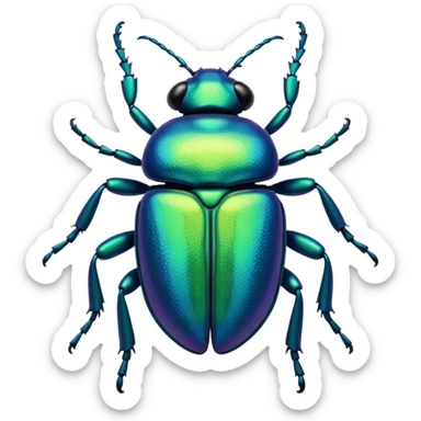 Beetle sticker