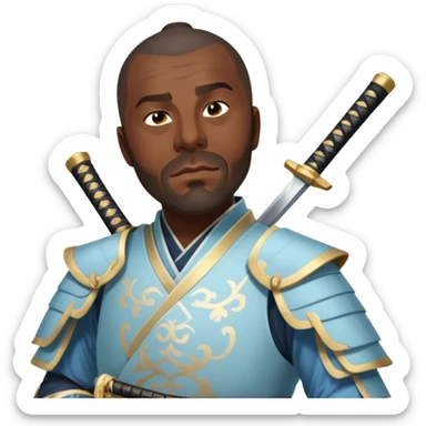 Elegant Samurai sticker