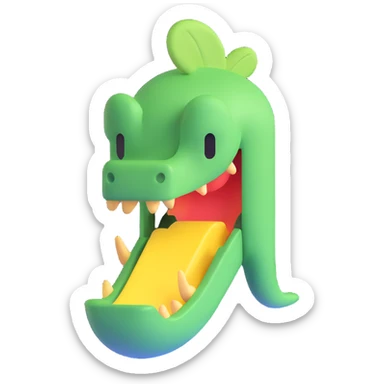 discord logo, 3D style, no text sticker