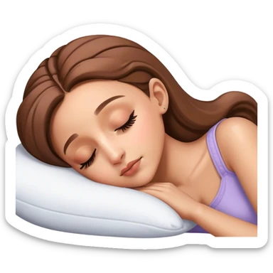 Ariana Grande sleeping sticker