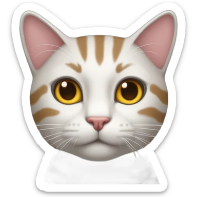 Gato rayado sticker