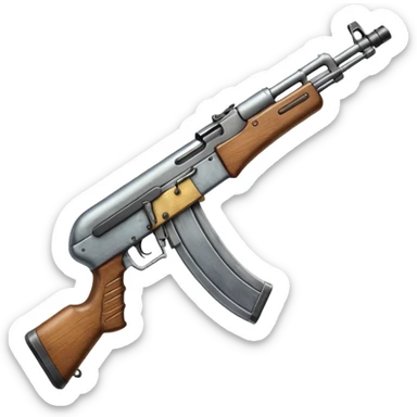 Realistic akm 47 sticker