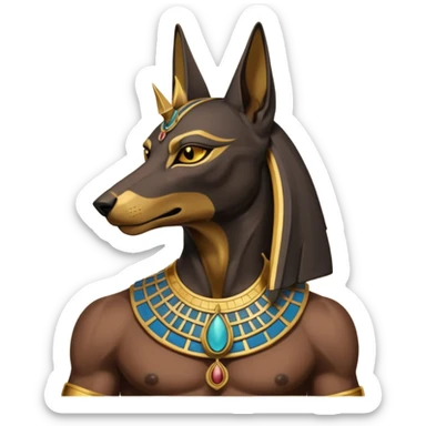 Anubis from Egyptian Gods sticker