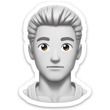 ken from street fighter anime sticker