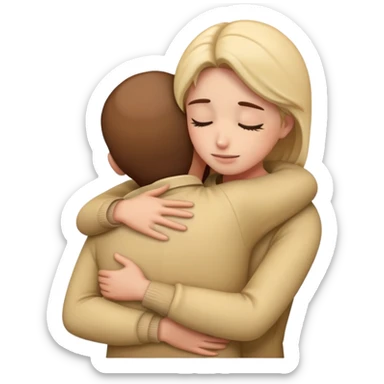 Give me a hug sticker