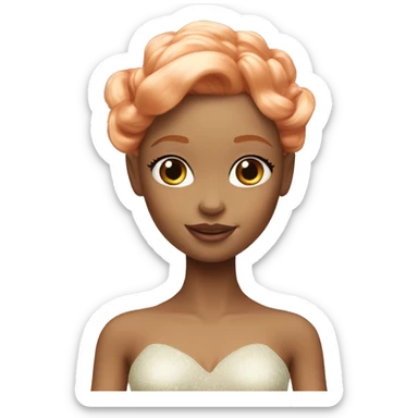 Pale Barbie fairy ginger sticker