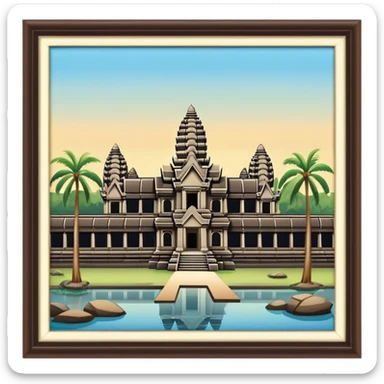 angkor wat sticker