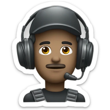 Général listen music  sticker