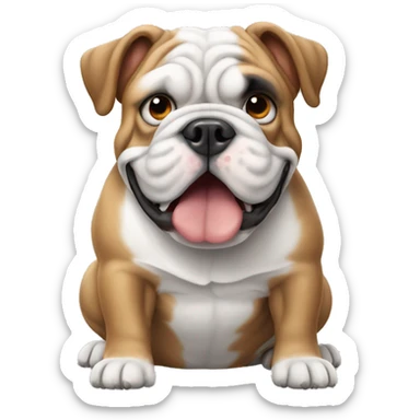 English bulldog  sticker