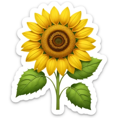 hoa hướng dương sticker