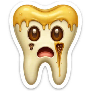 Infected tooth sticker