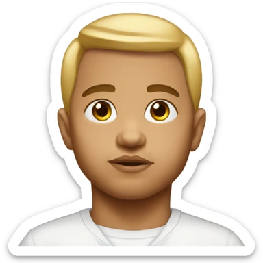 thousand yard stare baby sticker