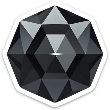 Black diamond sticker