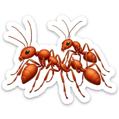 red ants sticker