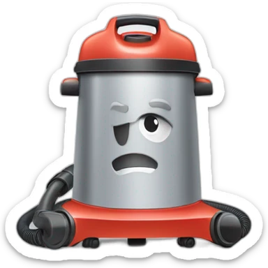 dustbag vacuum cleaner sticker