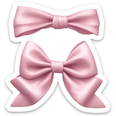 ashetic baby pink bow sticker