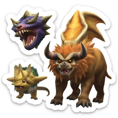 Monster hunter rise sticker