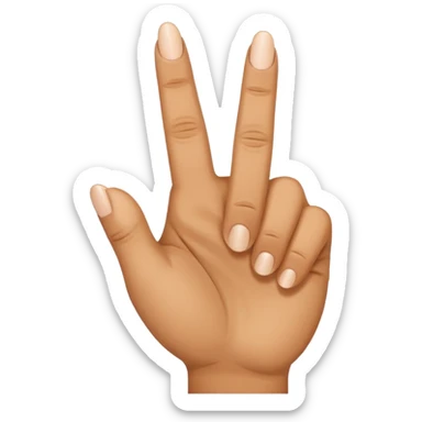 Smiling middle finger sticker