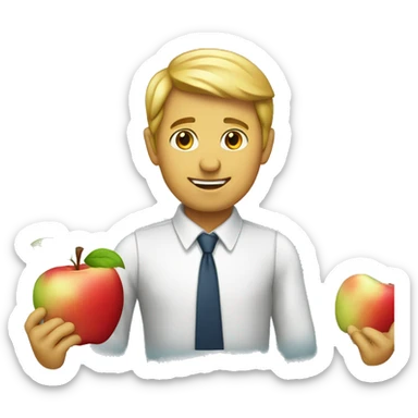 apple business sticker