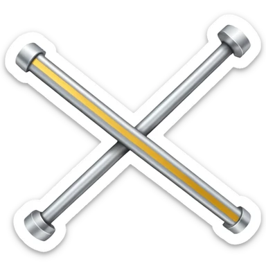 cross bar sticker