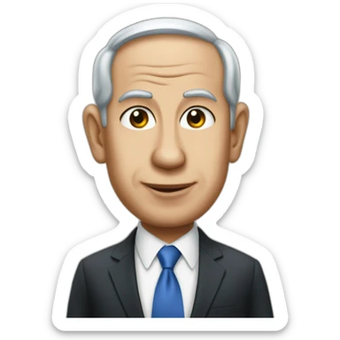 Bibi netanyahu sticker