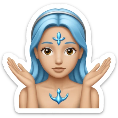aquarius sign sticker