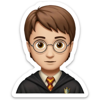 Harry Potter asa kahverengi ve düz sticker