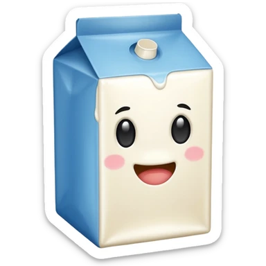 milk box sticker