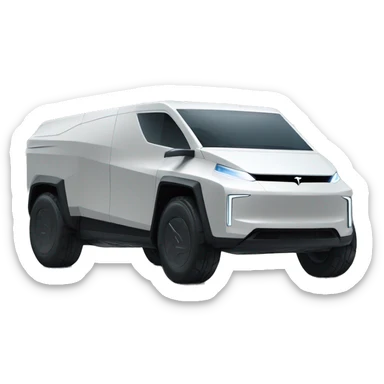 tesla cyber truck  sticker