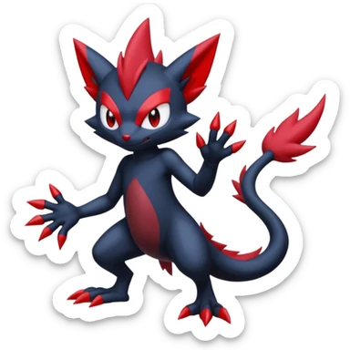 Weavile-Darkrai-Sneasel-fusion (full body) sticker