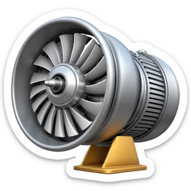 generate a very realistic jet engine for a Shahed drone sticker
