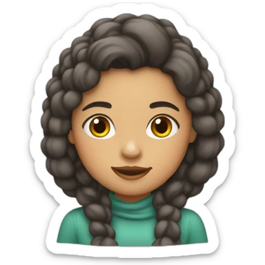 muchacha bonita sticker