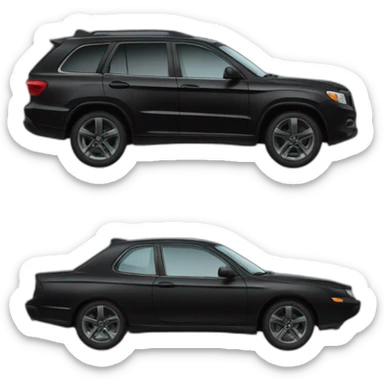 All Blacked out car sticker