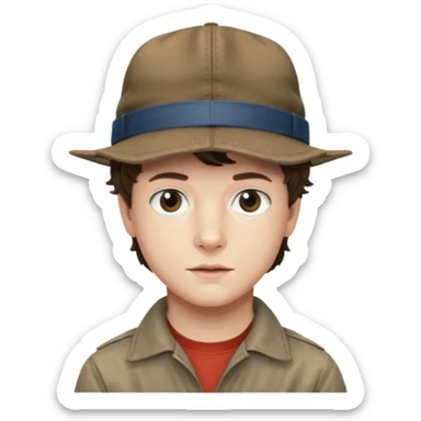 Dustin strenger things sticker