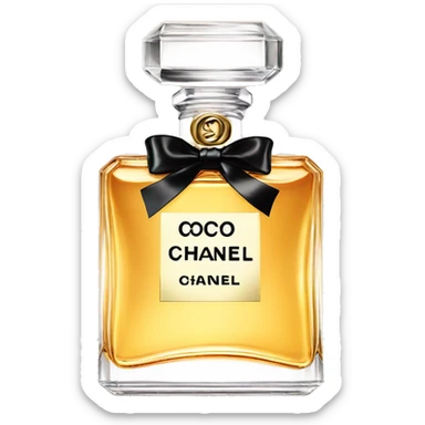 Coco chanel perfume sticker