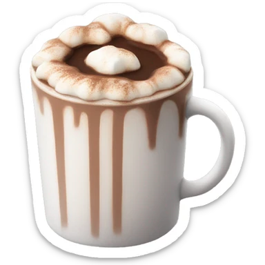 hot chocolate  sticker