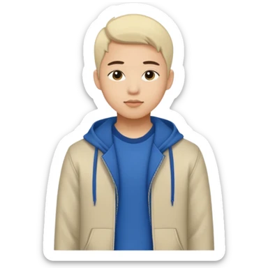 archetype for a young adult: Asian individual age 18-22yr. Freed up from financial pressures, focus on lifestyle and aesthetics and freely acknowledge they are still transitioning into adulthood 

 sticker