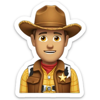 Shérif Woody sticker