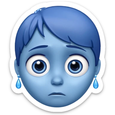 Sadness from the Inside Out movie sticker