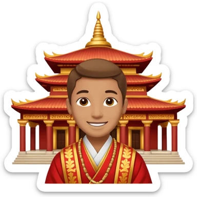 Temple visit sticker