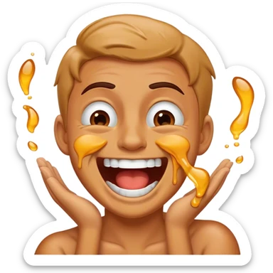 laughing so hard you almost puke sticker