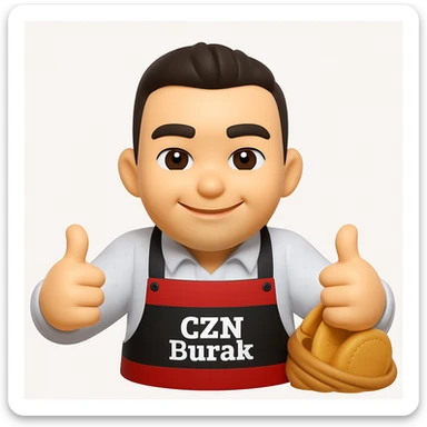 Convert the uploaded image into a 3D Apple-style emoji — preserve the key shapes, colors, and overall composition of the original image. Simplify the forms into clean, rounded cartoon-style elements while keeping the subject recognizable. Apply glossy textures, soft lighting, smooth shading, and render everything in Apple emoji style on a clean white background, with the character having almond-shaped, slanted eyes. sticker