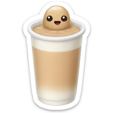 Milk tea boba sticker